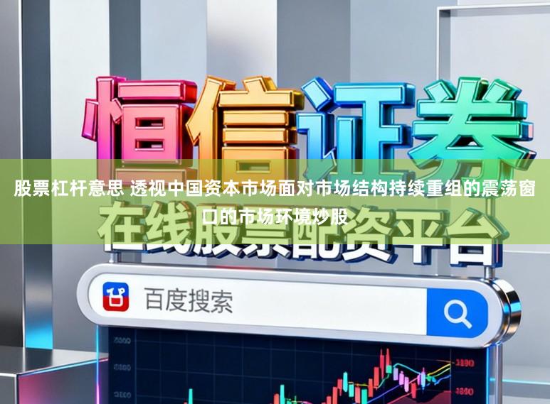 股票杠杆意思 透视中国资本市场面对市场结构持续重组的震荡窗口的市场环境炒股